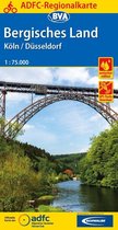 ADFC-Regionalkarte Bergisches Land / Rheinland 1 : 75 000