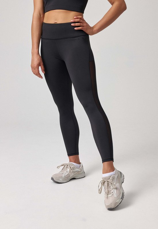 SNOCKS High Waist Leggings Mesh Dames - Sport Legging met Mesh Inzetten - Yoga Broek - 4-Way Stretch - Vormgevend van SNOCKS — afbeelding 2