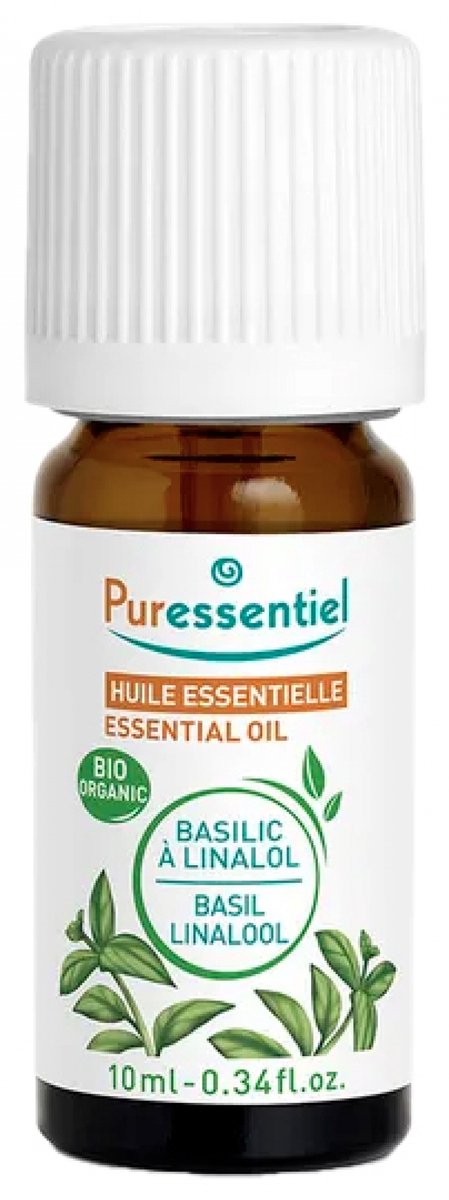 Puressentiel Biologische Essentiële Olie Basilicum met Linalool (Ocimum basilicum ct linalol) 10 ml