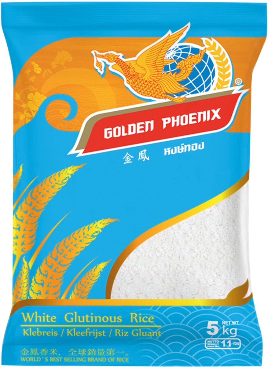 Golden Phoenix kleefrijst - 4 x 5 kg