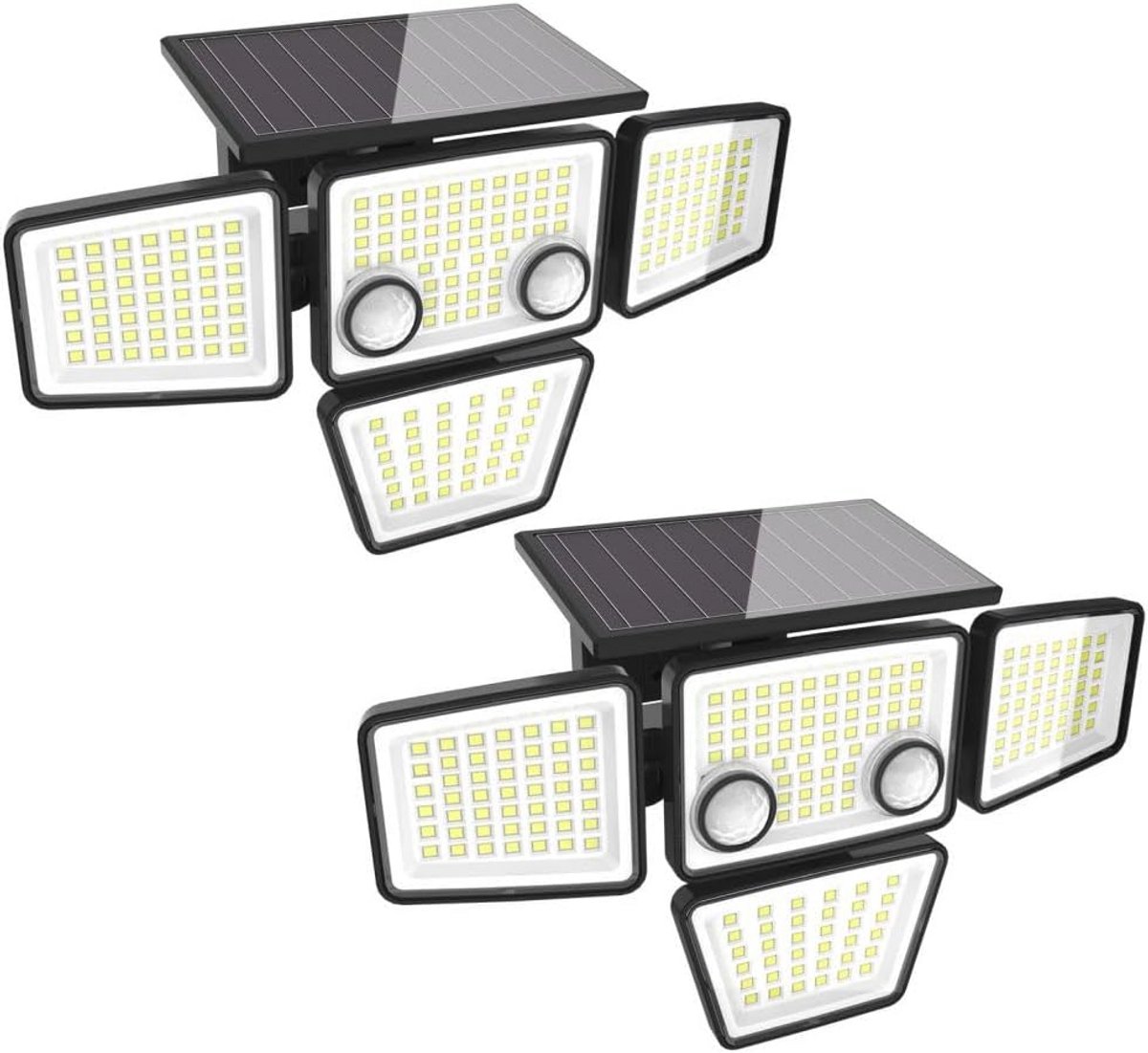 Solar Lamp voor Buiten met Bewegingsmelder - 188 LEDs, 1200 Lumen, IP65