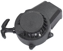 Trekstarter met metalen rondsel zwart (aantrekmechanisme) voor pocketbike minibike minicrosser mini ATV 49cc 2-takt Merk BPC Parts