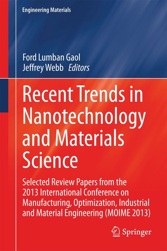 Recent Trends in Nanotechnology and Materials Science - cover