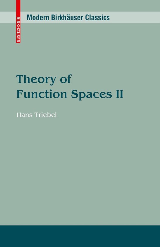 Theory of Function Spaces 2 - cover