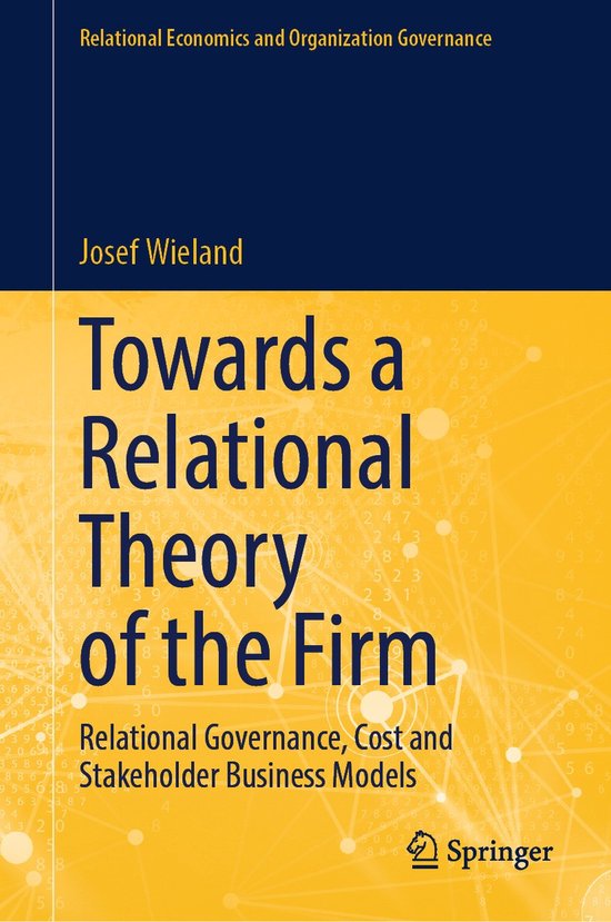 Relational Economics and Organization Governance- Towards a  ... - cover