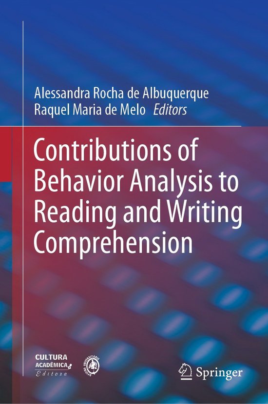 Contributions of Behavior Analysis to Reading and Writing Co ... - cover