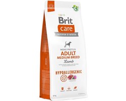 Brit Care Dog Hypoallergeen Volwassen Middelgroot Lam 12kg