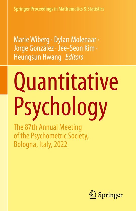 Springer Proceedings in Mathematics & Statistics422- Quantit ... - cover