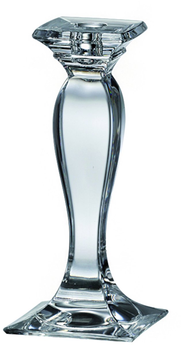 Echte kristallen kandelaar met 24% lood - PRINCE - Bohemia Kristal - kaarsenhouder 20 cm