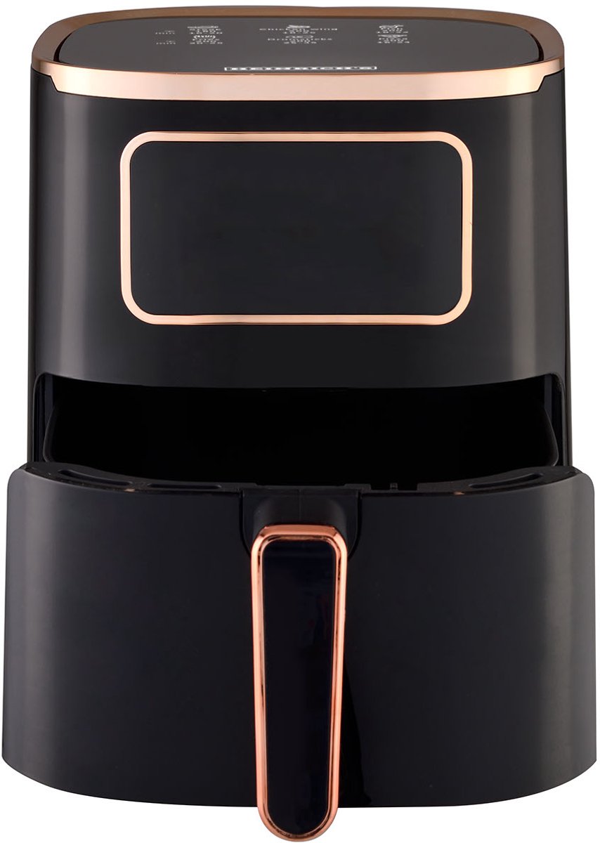 Heinrich's HFR 8216 Airfryer met Dubbele Lade 5 Liter Zwart - afbeelding 3