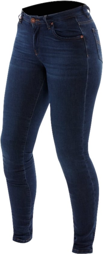 Dainese Skinny Dames Blauw Motorjeans - Maat 27 - Broek