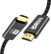Drivv. HDMI Kabel 2.1 - Ultra HD - 8K 60Hz / 4K 120Hz - 48 Gbps - Geschikt voor Xbox Series X & PS5 - Nylon - 1 meter