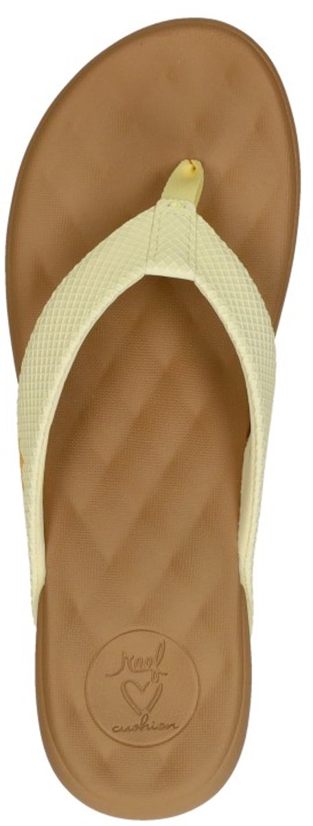 Reef Cushion Harmony Teenslippers Geel