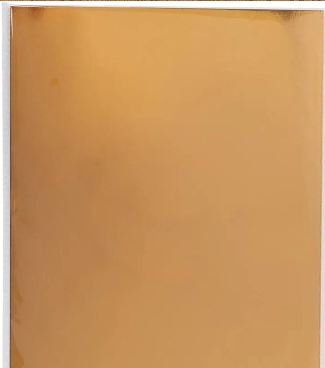 Metallic Foliekarton - Koper - 3 vel 0,15 mm