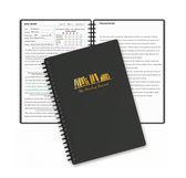 The Reading Journal Black - Leeslogboek - Boekdagboek - Book Journal - Perfect Cadeau voor Boekenliefhebbers - Sinterklaas of Kerst - Schoencadeaus - Sinterklaascadeaus - Kerstcadeaus