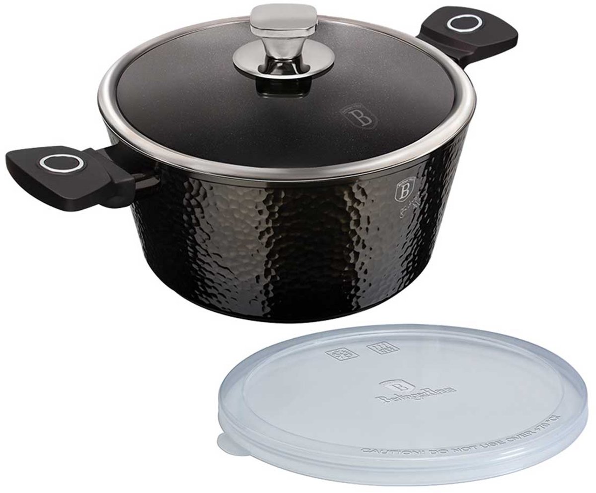 Berlinger Haus Primal Gloss - Titanpan - 20cm - Soft Touch Handgreep - Zwart