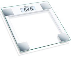 Beurer GS 14 Weegschaal Personenweegschaal - Digitaal - Tot 150 kg - Doorzichtig Veiligheidsglas - Ultra dun (20 mm) design - Makkelijk Afleesbaar LCD display - Schakelt Automatisch aan & uit