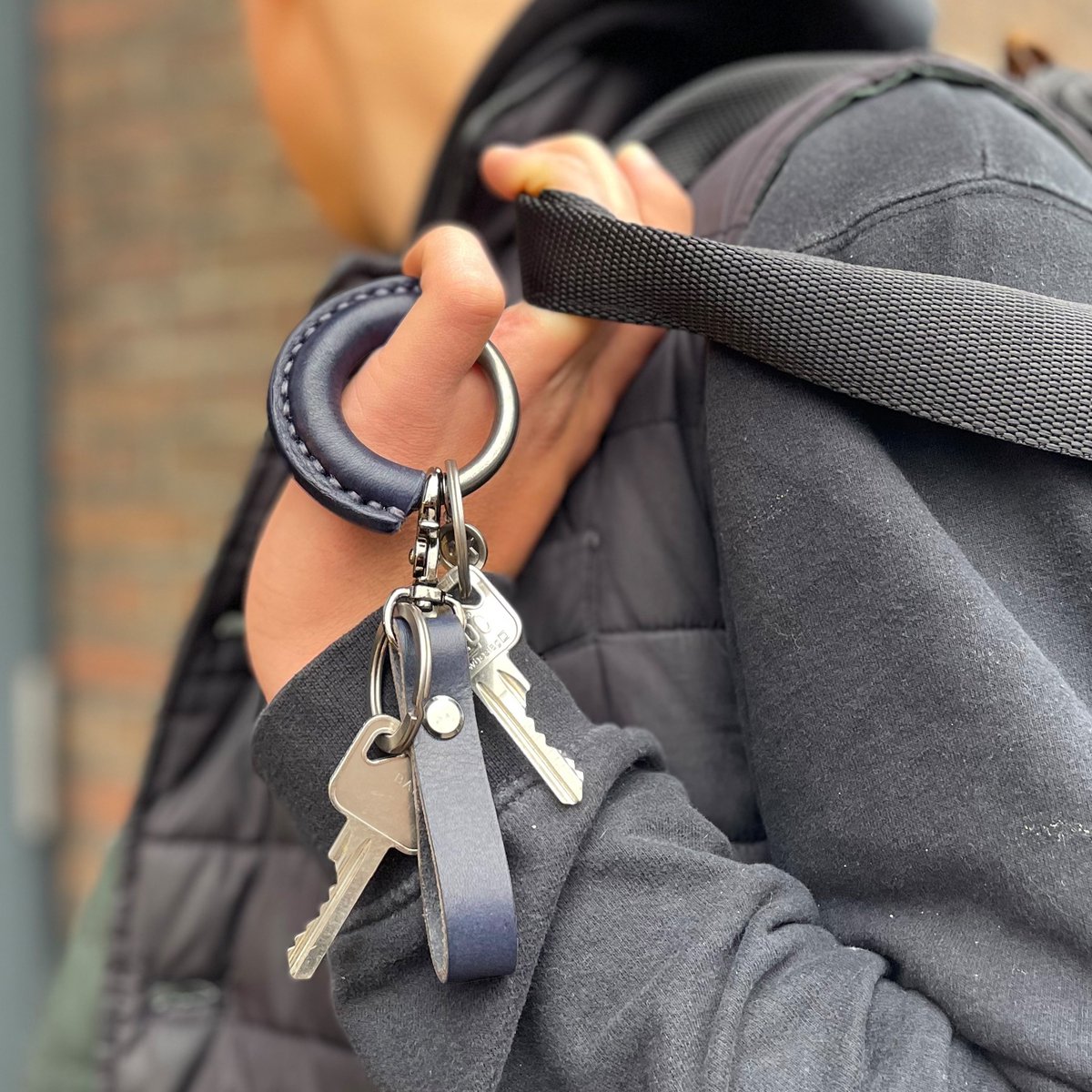 OX Originals - Gunmetal Collectie met lanyard - Sleutelhanger - Nachtblauw