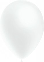Witte Ballonnen Metallic 30cm 10st