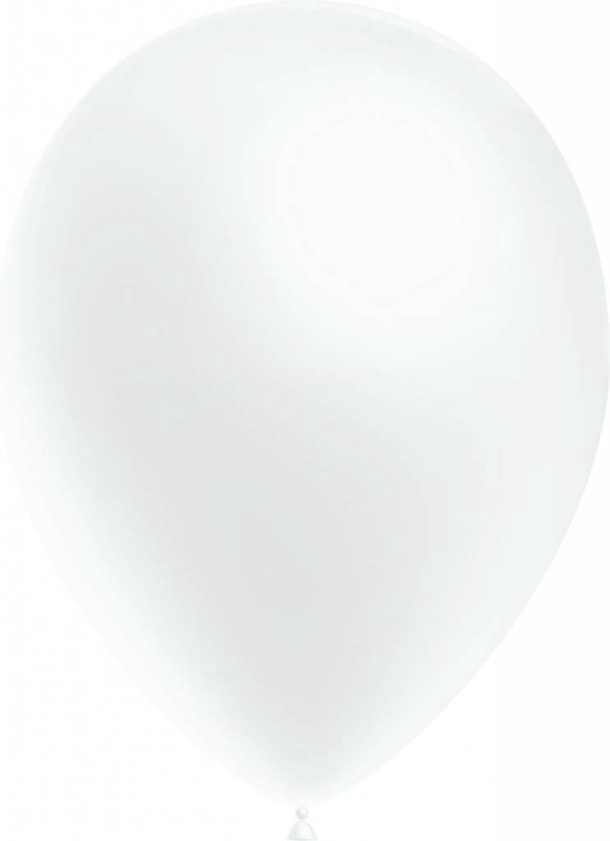 Balloonia - Witte Ballonnen Metallic 30cm 10st - Default