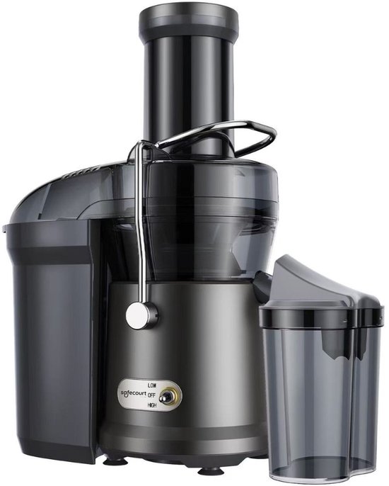 Safecourt Kitchen Juicer - Presse-agrumes pour légumes et fruits - Grande ouverture de remplissage - 3 vitesses - 1200 Watt