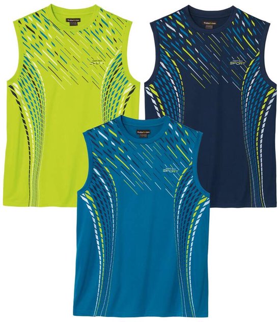 ATLAS FOR MEN - Set van 3 T-shirts voor heren