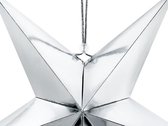 Partydeco - Hanger Glimmende Ster Zilver (45 cm)