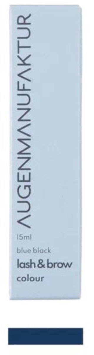 Augenmanufaktur Wimpers / Wenkbrauw Verf blauw/zwart 15 ml