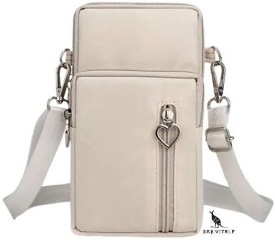San Vitale® - Sac de téléphone décontracté - sac à bandoulière - sac de téléphone - Sac banane - Randonnée/ Sport/Téléphone portable/Smartphone - Violet