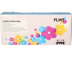 FLWR toner voor Brother TN-2510 XL Zwart - Huismerk Brother TN-2510 inkt - (Zwart - hoge capaciteit) - voor Brother MFC‑L2800DW - DCP‑L2627DWE - HL‑L2445DW - HL‑L2400DWE - DCP‑L2510D