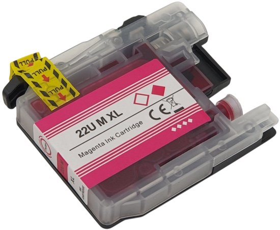 KATRIZ® huismerk inkt voor Brother LC22U Magenta| printer model DCP-J785 / MFC J 985 | 1stuks |met Chip | 15ml