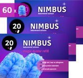 Recharge NIMBUS Magic Duster - Lingettes anti-poussière - Recharge 60pcs. (3x20) - Convient pour Swiffer