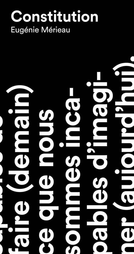 Le mot est faible - Constitution - cover
