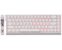 MADLIONS MAD 68 HE RGB - Gaming Keyboard (Toetsenbord) - 60% - 8KHz - 0.04mm Rapid Trigger - Magnetisch - RGB - PBT - 68 Toetsen - Side-Printed - Wit