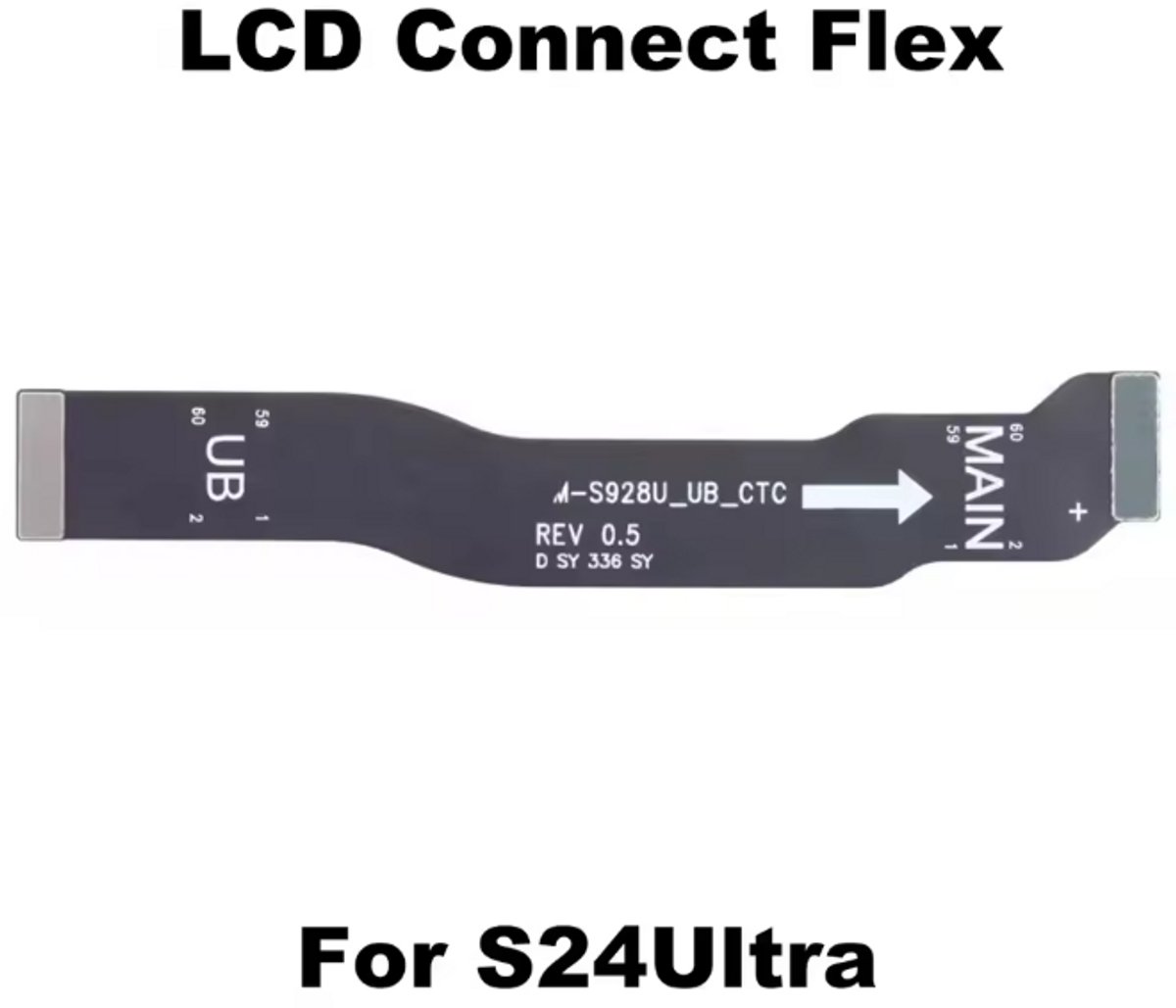 OEM Scherm Flex Kabel Vervanging – Geschikt voor Samsung Galaxy S24 Ultra