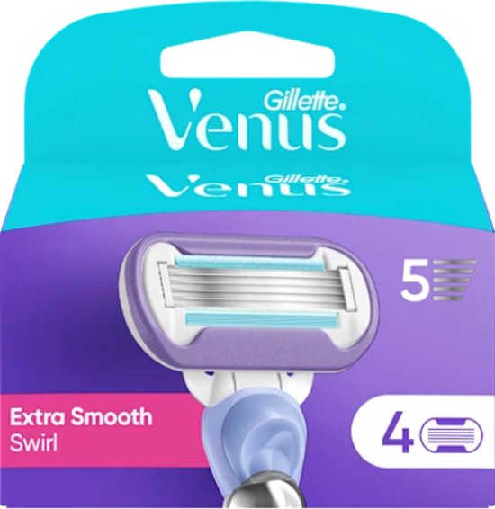 Replacement Shaving Heads Venus Swirl 4 Pieces