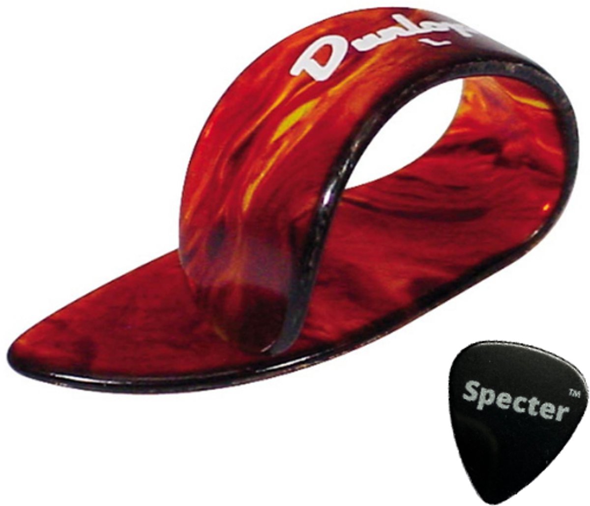 Dunlop Medium Duim Plectrum + Specter Plectrum – Perfecte Set voor Gitaristen