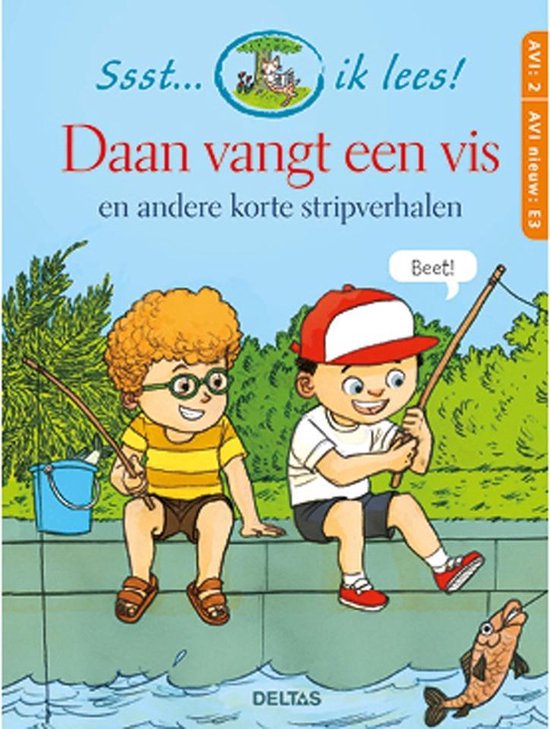 Ssst... ik lees!  -   Daan vangt een vis - cover