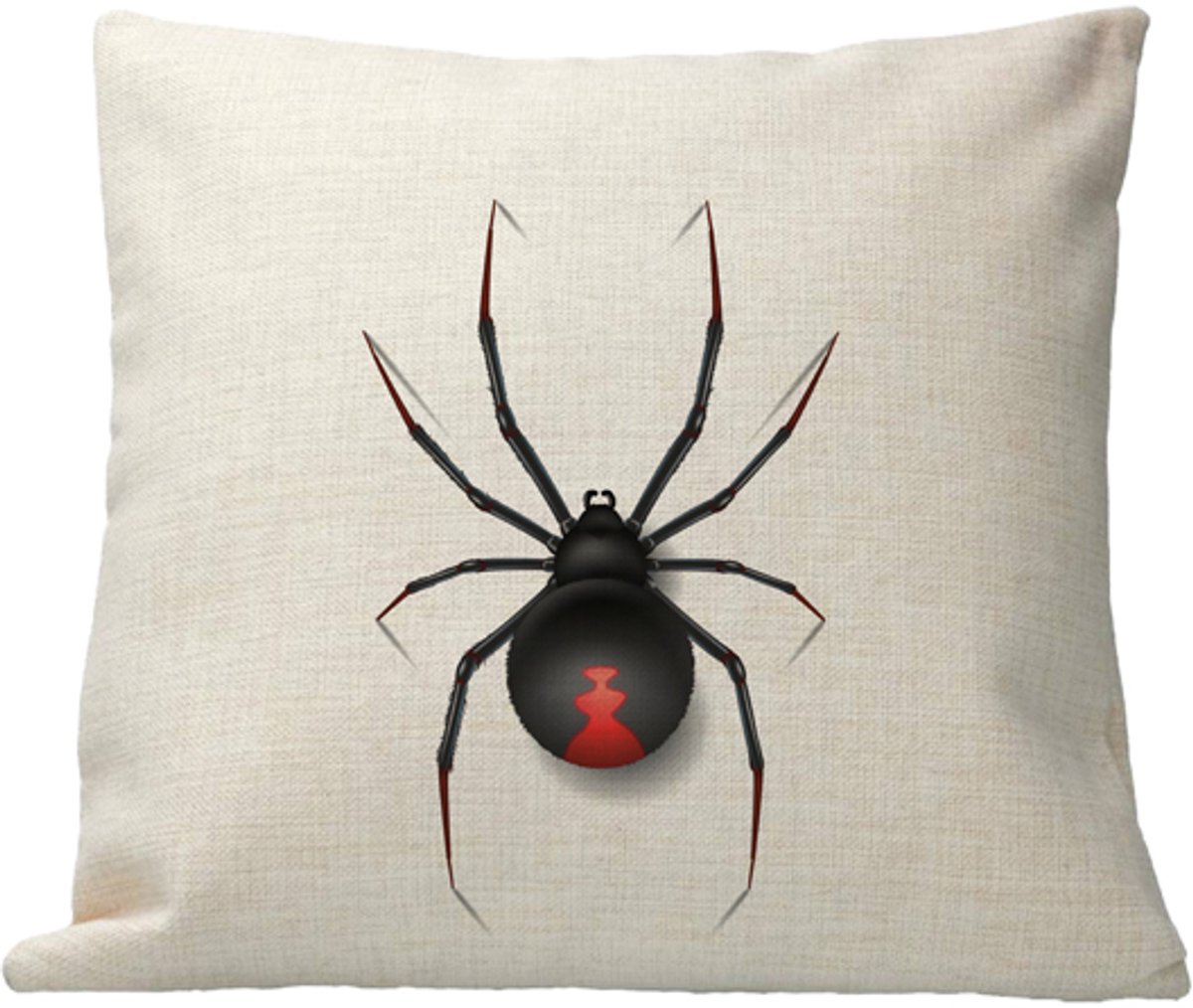 Geurfruit - Kussen - Design - Insect - Spin - Linnen - Kleurvast - inclusief vulling