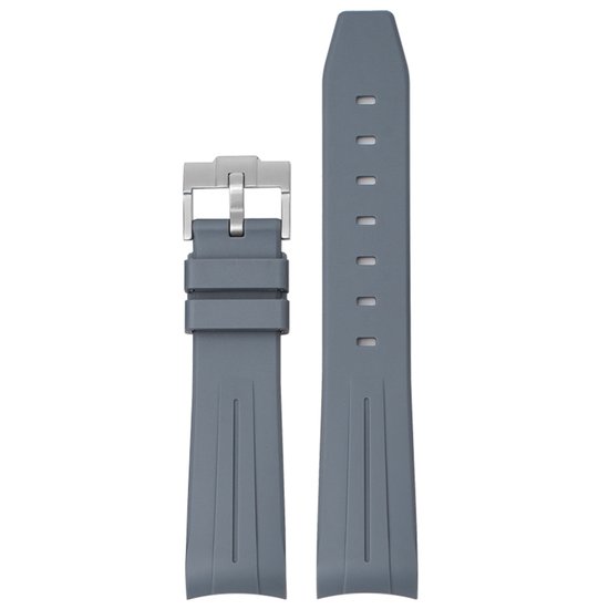 Bracelet pour Omega x Swatch MoonSwatch - Montre Rolex - Montre SEIKO - 20mm - Caoutchouc Souple - Grijs