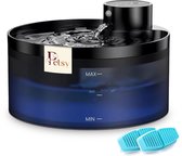 Petsy Draadloze Drinkfontein kat met sensor luxe 2024 - Hond - Waterfontein - 3.2 Liter - incl Filter - Zwart - Draadloos