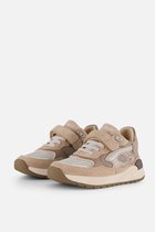 Shoesme Beige-Grijze Sneaker - Sneakers Kinderen - Jongens - BEIGE - Microleer - Maat 25