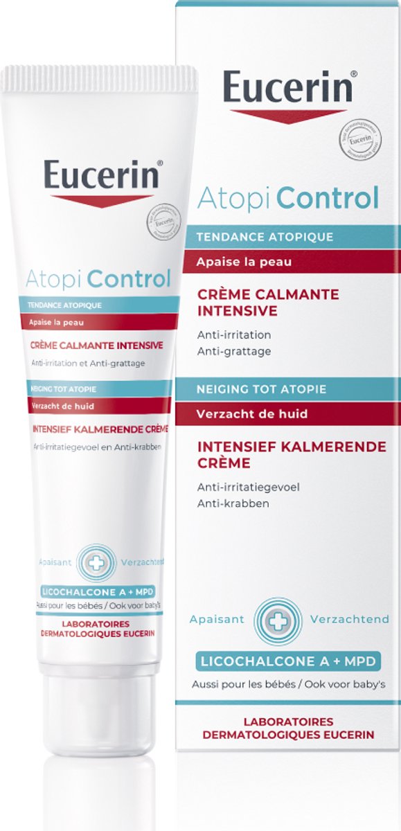 Bol.com Eucerin AtopiControl Huidcreme - Crème Droge huid - Geurvrij – 40 ml aanbieding