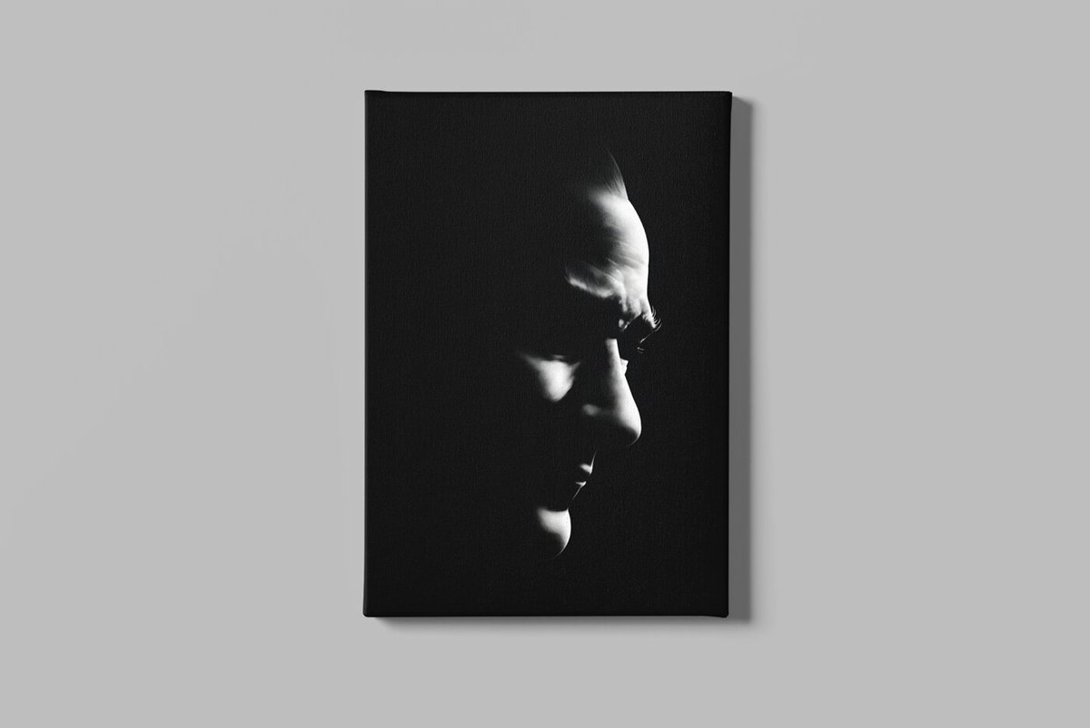 Trendex Global Canvas Schilderij - Ataturk - Silhouet - 120x80x2 cm Zwart