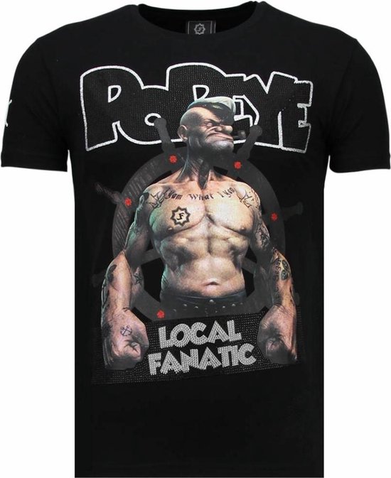 Local Fanatic - Rhinestone T-shirt - Maten: