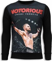 Notorious - Digital Rhinestone Sweater - Zwart - XL