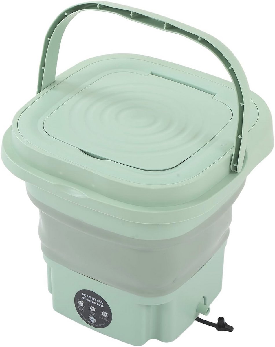 8L Mini Opvouwbare Wasmachine met Grote Capaciteit en Geluidsarme Technologie