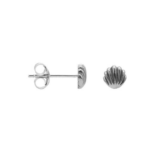 Karma Symbols oorbel M1731 Shell Zilver