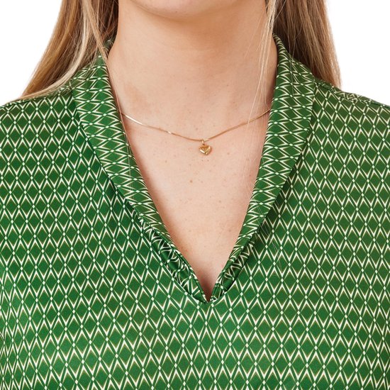 Func Factory dames Jurkje Sandy zig zag groen maat 38 van Func Factory — afbeelding 4