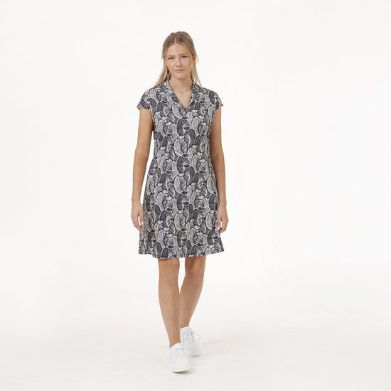 Func Factory dames Jurkje Sandy black print maat 38 van Func Factory — afbeelding 5